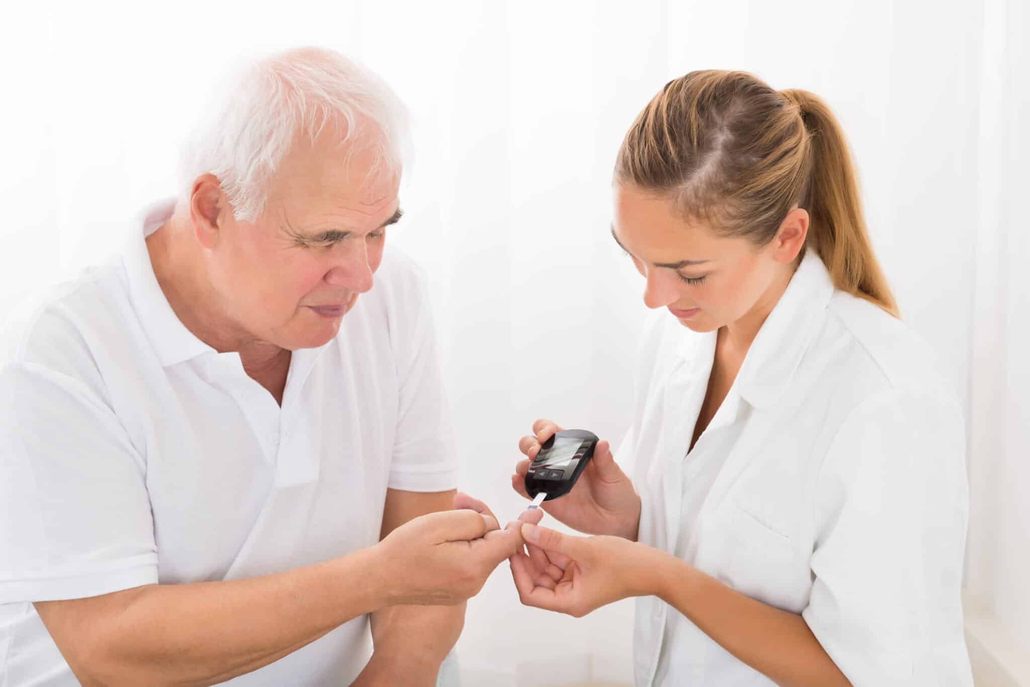 A continuous glucose monitor and diabetic supplies prepared for sale through More Cash for Test Strips in Carson California
