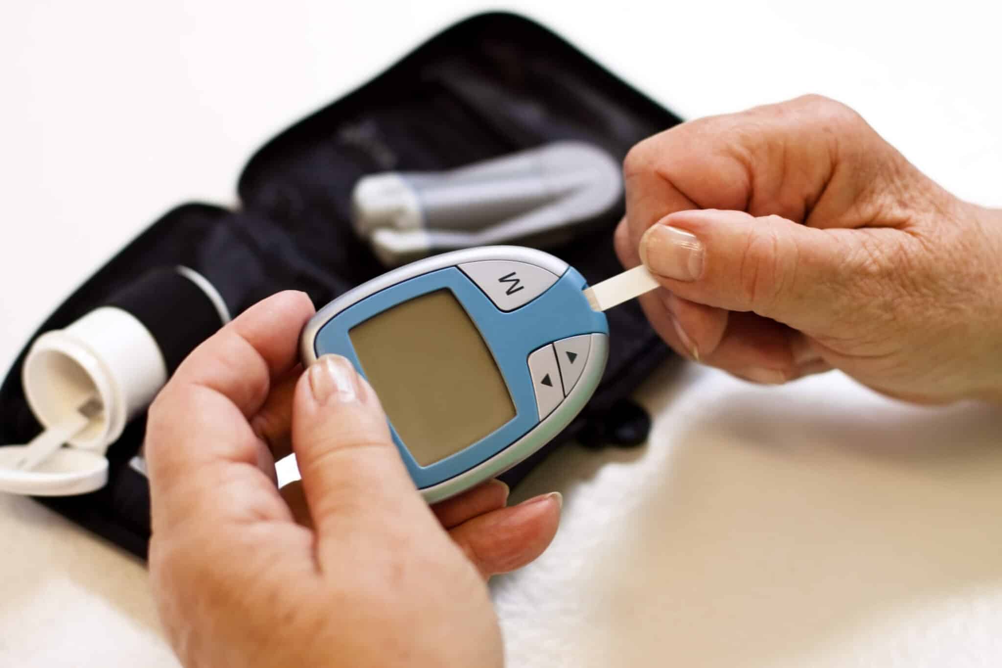 Boxes of diabetic test strips ready for resale through More Cash for Test Strips in Carson California