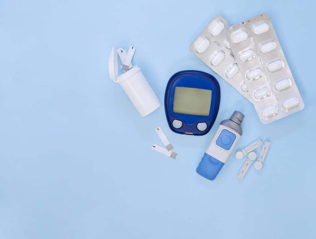 Educational image explaining the legal and safe way to sell unused diabetic test strips through More Cash for Test Strips in Carson, California